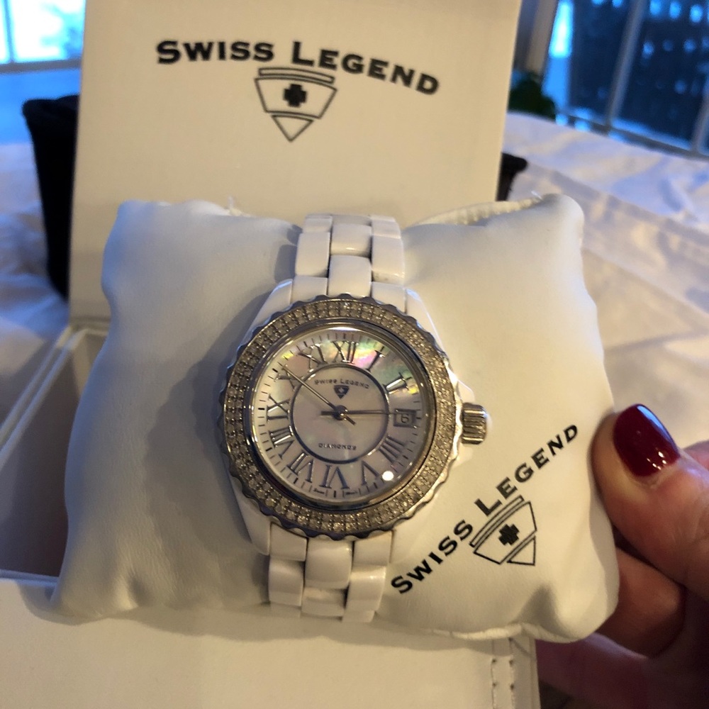 Swiss Legend Ceramic Diamond watch